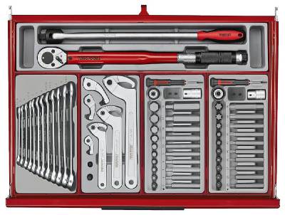 Verktygssats TengTools TKS26R753T, VERKTYGSSET 753 DELAR TENG TOOLS RÖD 26 TUM - 11