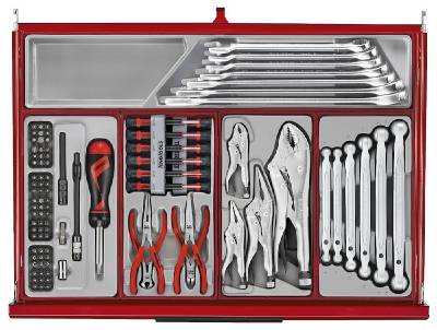 Verktygssats TengTools TKS26R753T, VERKTYGSSET 753 DELAR TENG TOOLS RÖD 26 TUM - 12
