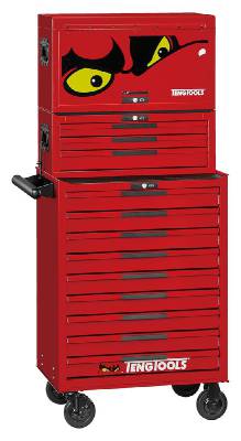 Verktygssats TengTools TKS26R753T, VERKTYGSSET 753 DELAR TENG TOOLS RÖD 26 TUM