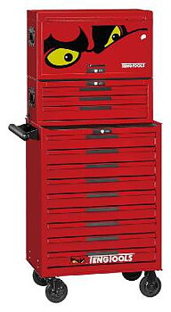 Verktygssats TengTools TKS26R753T, VERKTYGSSET 753 DELAR TENG TOOLS RÖD 26 TUM