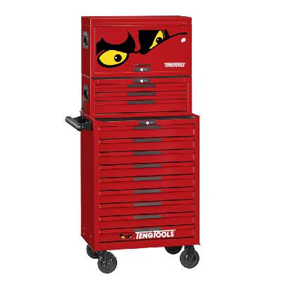 Verktygssats TengTools TKS26R1033T, VERKTYGSSET 1033 DELAR TENG TOOLS RÖD 26 TUM