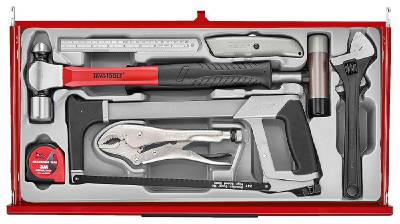Verktygssats TengTools TKS26R1033T, VERKTYGSSET 1033 DELAR TENG TOOLS RÖD 26 TUM - 5