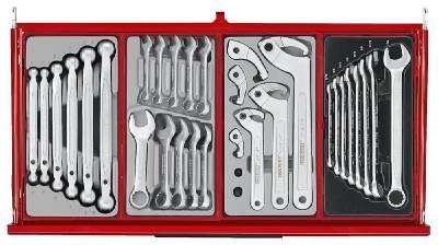 Verktygssats TengTools TKS26R1033T, VERKTYGSSET 1033 DELAR TENG TOOLS RÖD 26 TUM - 8