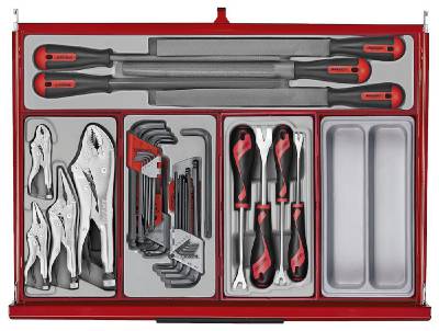 Verktygssats TengTools TKS26R1033T, VERKTYGSSET 1033 DELAR TENG TOOLS RÖD 26 TUM - 16