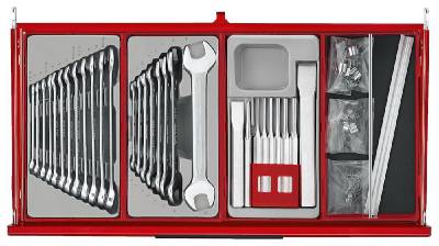 Verktygssats TengTools TKS26R1033T, VERKTYGSSET 1033 DELAR TENG TOOLS RÖD 26 TUM - 4