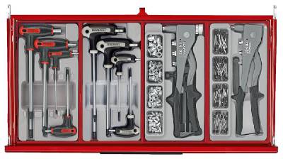 Verktygssats TengTools TKS26R1033T, VERKTYGSSET 1033 DELAR TENG TOOLS RÖD 26 TUM - 3