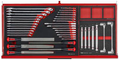 Verktygssats TengTools TKW37R637F, VERKTYGSSET 637 DELAR TENG TOOLS RÖD 37 TUM FOAM - 3