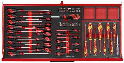 Verktygssats TengTools TKW37R637F, VERKTYGSSET 637 DELAR TENG TOOLS RÖD 37 TUM FOAM - 4