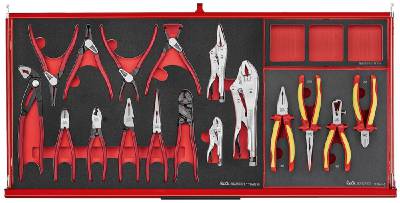 Verktygssats TengTools TKW37R637F, VERKTYGSSET 637 DELAR TENG TOOLS RÖD 37 TUM FOAM - 5