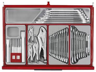 Verktygssats TengTools TKW53R615T, VERKTYGSSET 615 DELAR TENG TOOLS RÖD 53 TUM - 8