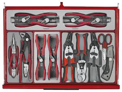 Verktygssats TengTools TKW53R615T, VERKTYGSSET 615 DELAR TENG TOOLS RÖD 53 TUM - 4
