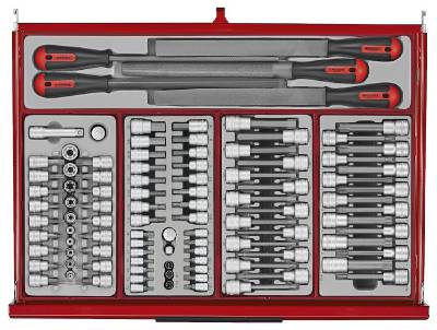 Verktygssats TengTools TKW53R615T, VERKTYGSSET 615 DELAR TENG TOOLS RÖD 53 TUM - 5
