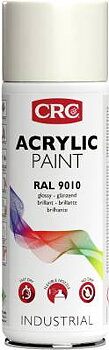Akrylfärg Acrylic CRC, FÄRG AKRYL VIT BLANK RAL 9010 CRC AE 400ML