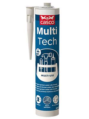 Byggfog MultiTech Casco, FOGMASSA CASCO MULTI TECH BLACK 300ML
