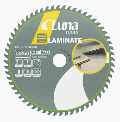 Sågklinga laminate 250x30 z60 - Luna