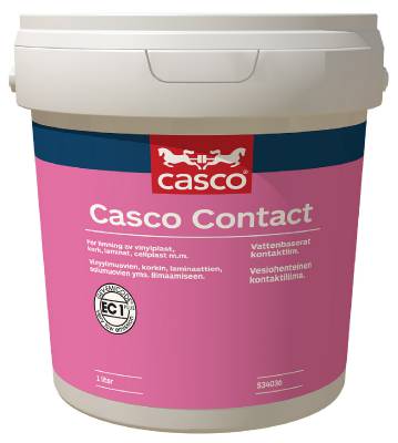Kontaktlim vattenbaserat Casco Contact 534036, KONTAKTLIM  CONTACT  534036 CASCO 1L