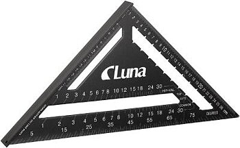 Snabbvinkel aluminium Luna, SNABBVINKEL LUNA ALU 300