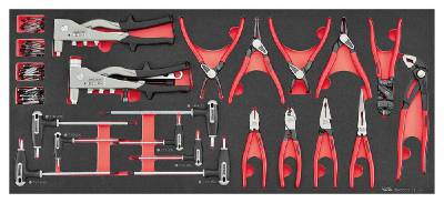 Verktygssats TengTools TKW37R525FC, VERKTYGSSET 525 DELAR TENG TOOLS RÖD 37 TUM FOAM SITE HD - 5