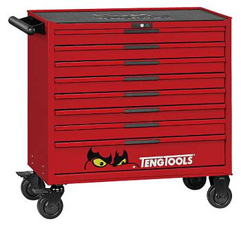 Verktygssats TengTools TKW37R525FC, VERKTYGSSET 525 DELAR TENG TOOLS RÖD 37 TUM FOAM SITE HD
