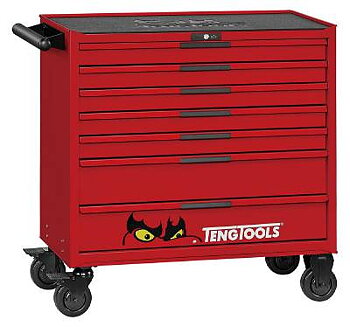 Verktygssats TengTools TKW37R309FC, VERKTYGSSET 309 DELAR TENG TOOLS RÖD 37 TUM FOAM SITE