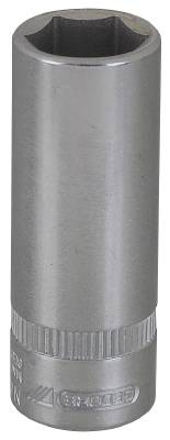 Hylsa. Med 1/4" fyrkantsfäste. Gedore 20 L, HYLSA 20L-4,5MM