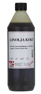 Linolja kokt, LINOLJA KOKT 1L
