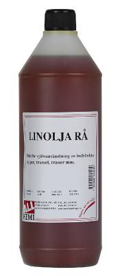 Linolja rå, LINOLJA RÅ 1L