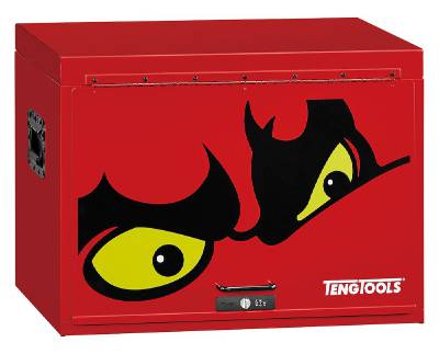 Verktygslåda 5 lådor röd djup - TengTools