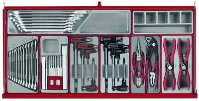 Verktygsset röd 205 delar - TengTools - 3