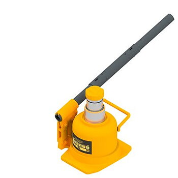 Flaskdomkraft låg 10t gul Plus - Winntec