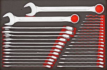 31 delars U-ringnyckelsats Teng Tools TTESP31, U-RINGNYCKELSATS 5.5-38MM TTESP31 EVA 31 DELAR