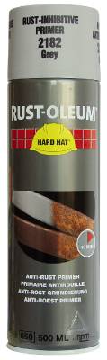 Grundfärg Primer Rust-Oleum Hard Hat, SPRAYFÄRG PRIMER HARD HAT 2182 RUST-OLEUM GRÅ 500ML - 2