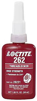 Gänglåsning medelstark Loctite 262, GÄNGLÅSNING 262 50ML