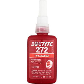Gänglåsning stark Loctite 272, GÄNGLÅSNING 272 HÖG STYRKA MEDELHÖG VISKOSITET 50ML