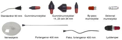 Tillbehör till renblåsningspistol Cejn 208., GUMMIMUNSTYCKE SET 112089960 - 3