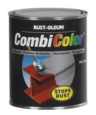 Rostskyddsfärg Rust-Oleum CombiColor 2=1, ROSTSKYDDSFÄRG 7315 COMBICOLOR RUST-OLEUM ALUMI 9006 0,25L