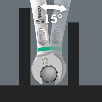 U-ringnyckel Joker 6003 Wera, U-RINGNYCKEL JOKER 6003 WERA 16MM - 4