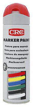 Märkfärg CRC Marker Paint Fluorescerande, MÄRKFÄRG CRC VIT 500ML