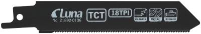 Tigersågblad av hårdmetall för rostfri plåt 2-4 mm, TIGERSÅGBLAD 151X18X1 18TPI HM TYPS922EHM,FÄSTE F