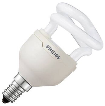 Lågenergilampa Tornado, LÅGENERGILAMPA PHILIPS TORNADO E14 5W