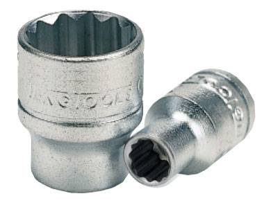 Hylsa. Med 1/4" fyrkantsfäste. Teng Tools M14010612-C / M14011612-C, HYLSA 1/4, 5/16 12-KANT