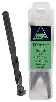 Klinkerborrset KGC Super, KLINKERBORR 10MM, SUPER