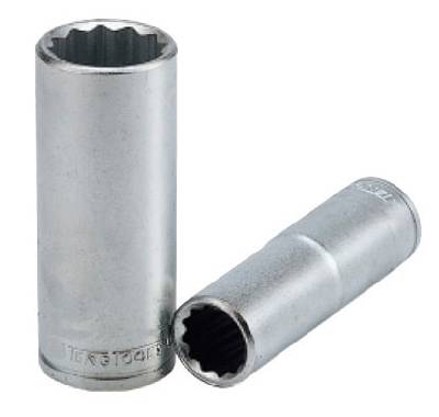 Hylsa. Med 3/8" fyrkantsfäste. Teng Tools M38021212-C / M38022412-C, HYLSA LÅNG 3/8, 9/16 12-KANT