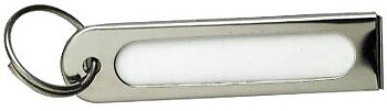 Nyckelbricka rostfri MILLERS, NYCKELBRICKA MILLERS ROSTFRITT STÅL 55MM 3ST
