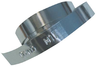 Märkband metall Dymo, MÄRKBAND 358 ALU 12,7X3,65