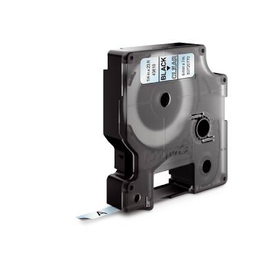 Industrimärkband Dymo, MÄRKBAND DYMO D1 6MMx7M SVART/KLAR