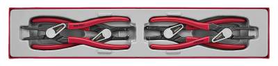 4-delars spårringstång för in-/utv. spårringar Teng Tools TTX474-9E, SPÅRRINGSTÅNGSATS TTX474-9E 4 DELAR