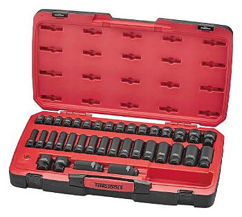 40 delars krafthylssats med 1/2" fyrkantsfäste Teng Tools T9240, KRAFTHYLSSATS 1/2 T9240 40 DELAR MM