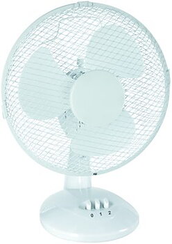 Bordsfläkt 9'' vit 25 w - Malmberg