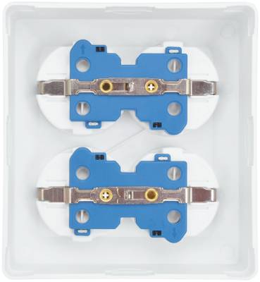 Vägguttag delta 4-v utp mj vit - Malmberg - 4